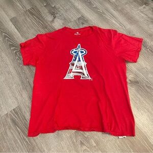 Fanatics Los Angeles Angels Mike Trout Baseball T Shirt Size Large